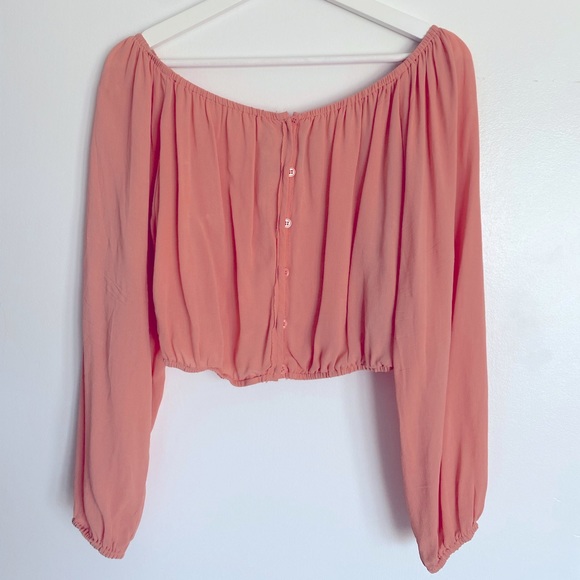 Reformation STUNNING crop top, XS, peach color - Picture 6 of 7